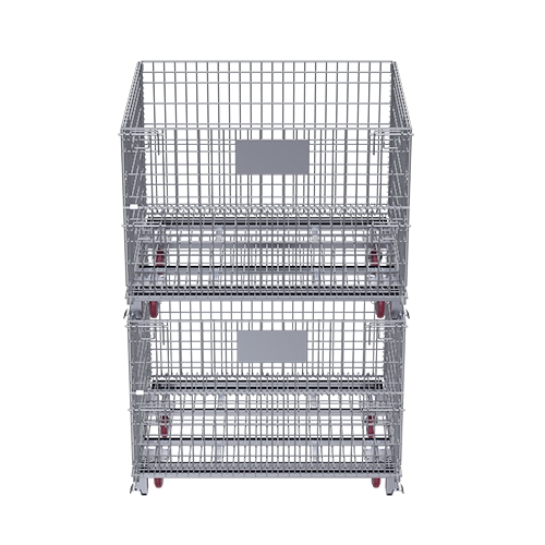 带轮子仓储笼-堆垛