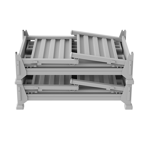 折叠波纹板箱（半开门）-堆叠